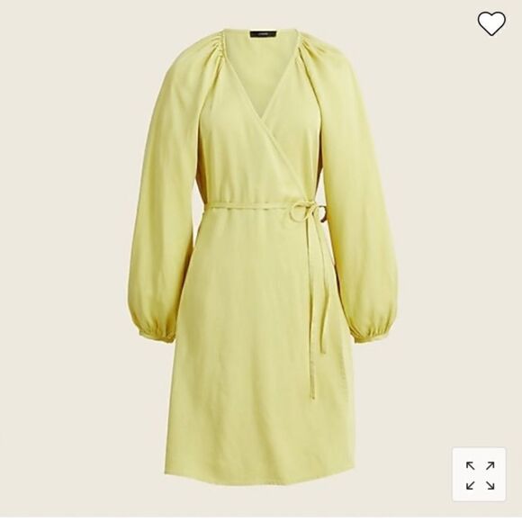 J Crew Drapey Wrap Mini Dress - Picture 4 of 12